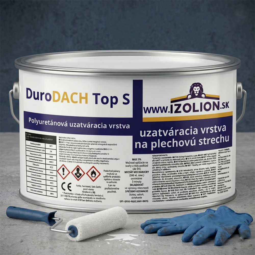 Polyuretánová uzatváracia vrstva - DuroDach Top-S 3